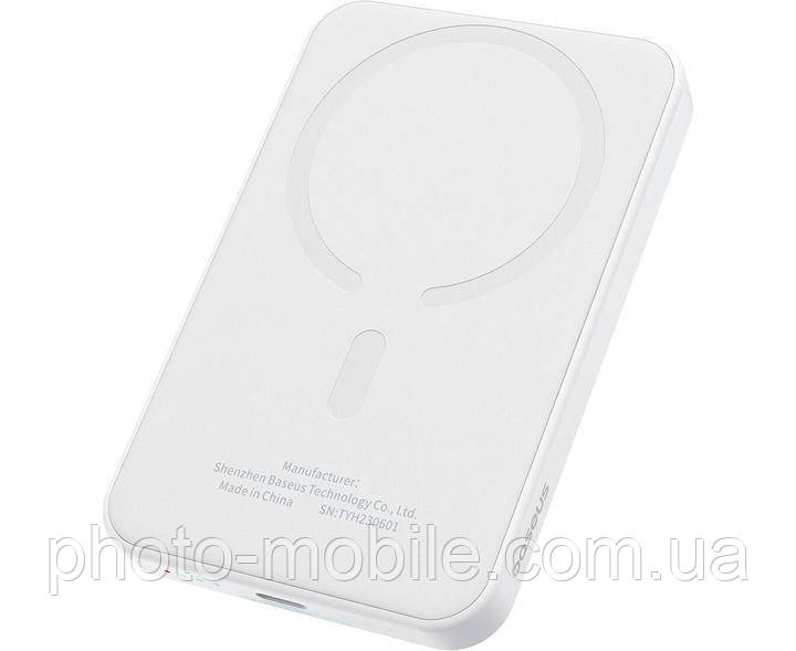 Повербанк Baseus Magnetic Mini 20W 5000mAh white