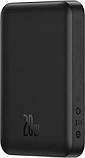 Повербанк Baseus Magnetic Mini wireless quick charging 10000mAh 20W Black, фото 9