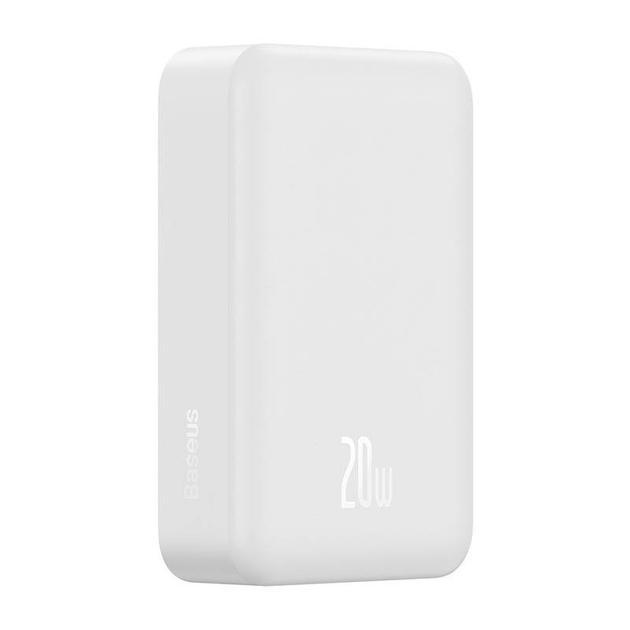 Повербанк Baseus Magnetic Mini Wireless Fast Charge 20 000 mAh 20W White