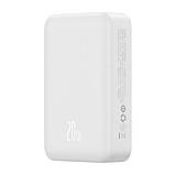 Повербанк Baseus Magnetic Mini Wireless Fast Charge 20 000 mAh 20W White, фото 5