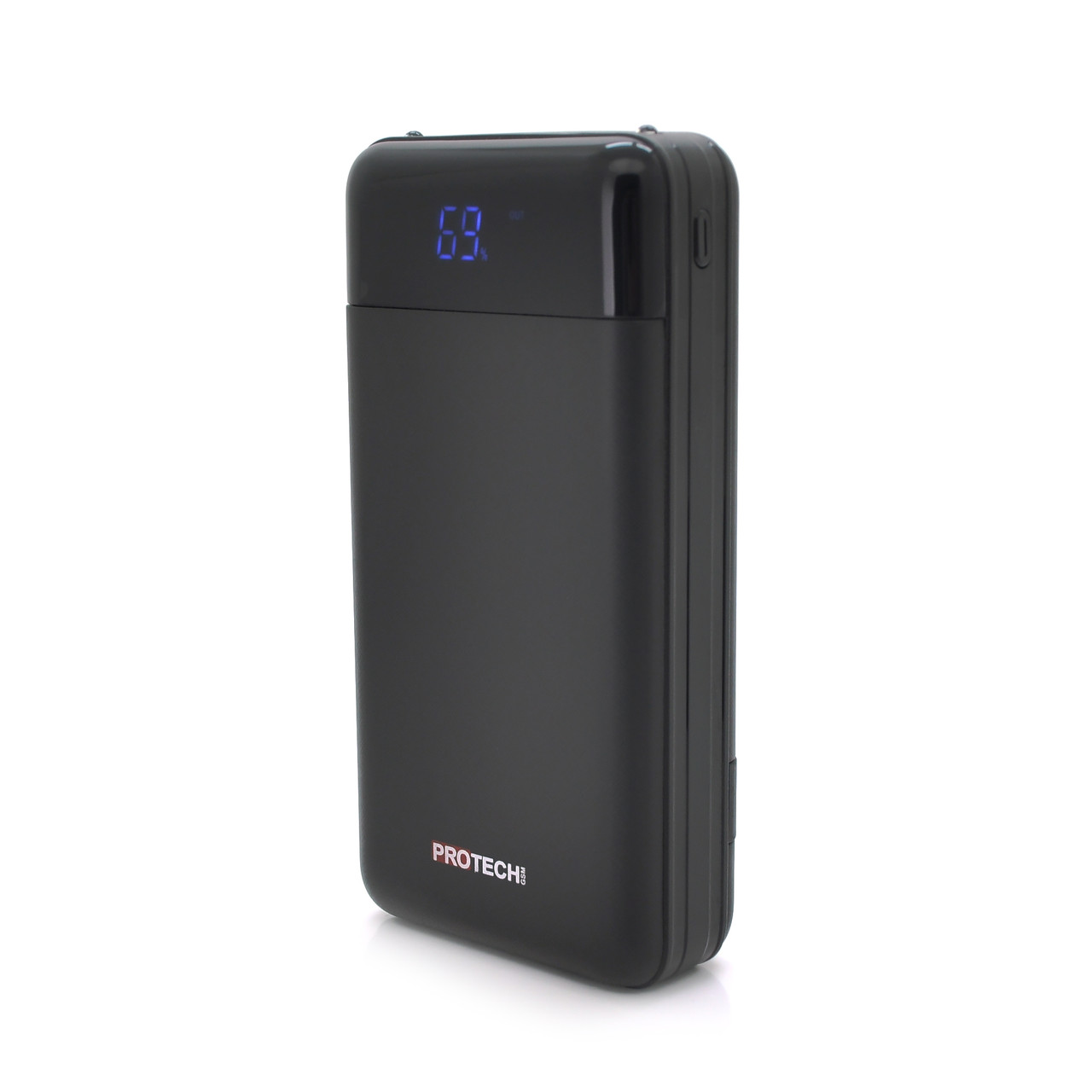 Powerbank ProTech-B06 30000mAh, 2USB, White/Black, (600g), Blister