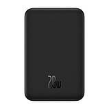 Повербанк Baseus Magnetic Mini Wireless Fast Charge 20 000 mAh 20W Black, фото 2