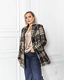 Жакет жіночий Палермо темна клітина, фото 4