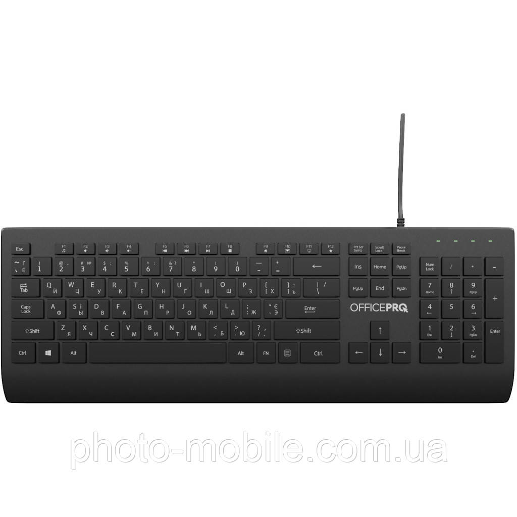 Клавіатура OfficePro SK360 USB Black
