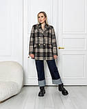 Жакет жіночий Палермо темна клітина, фото 2