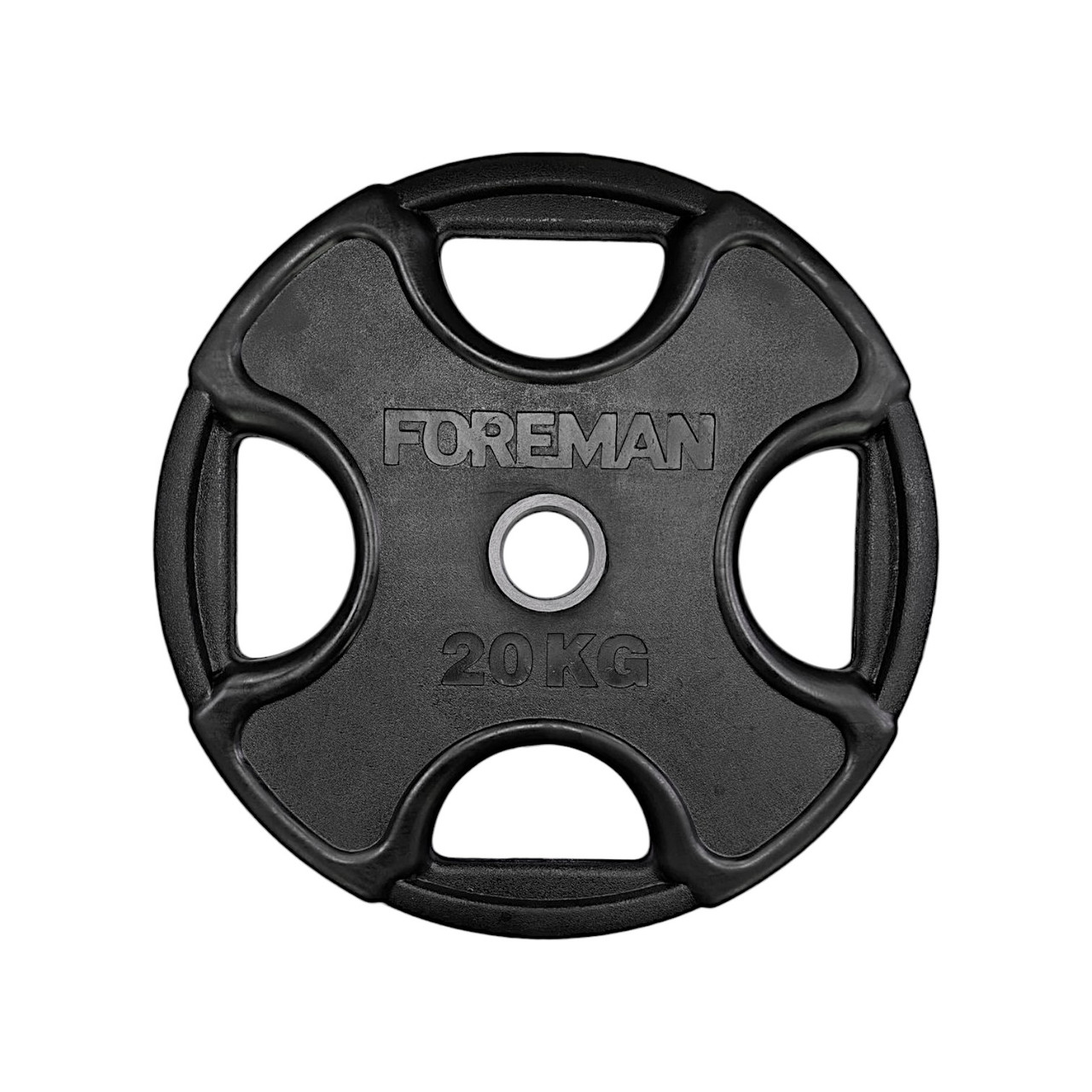 Диск олімпійський Foreman PRR, 20 кг (чорний), FM-PRR-20-BK, фото 1