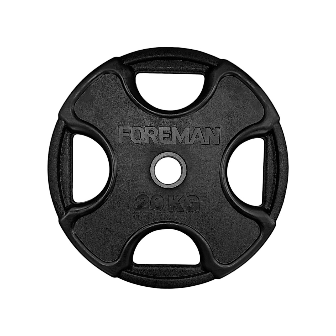 Диск олімпійський Foreman PRR, 25 кг (чорний), FM-PRR-25-BK, фото 1