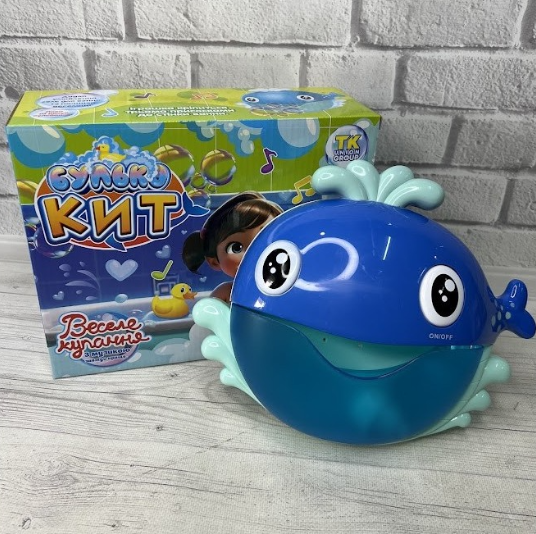 Дитяча іграшка генератор-піни для ванної БулькоКіт 23232 зі звуковими ефектами.