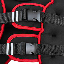 Жилет-обважнювач для тренувань 4FIZJO 5 кг Black/Red (P-5905973402156), фото 3