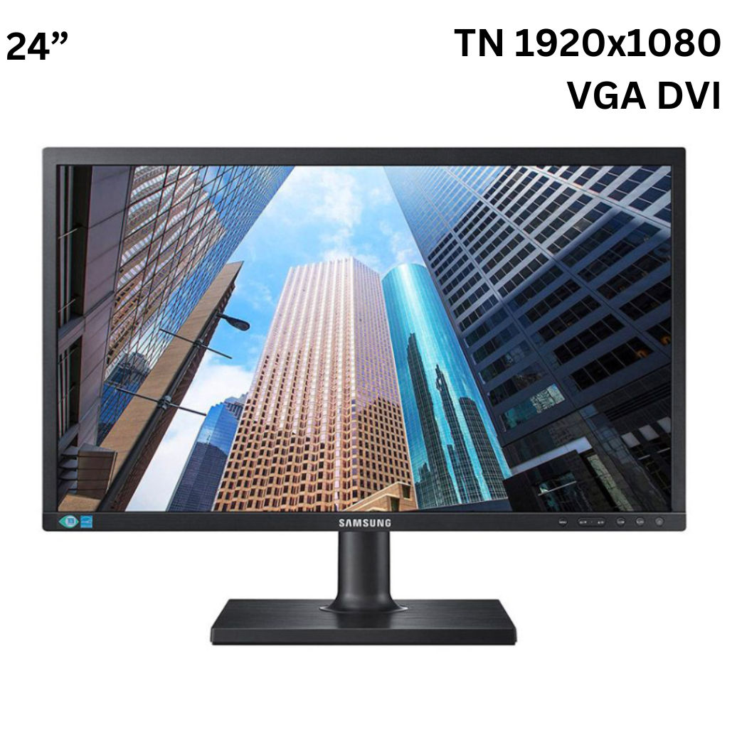Монітор 24" Samsung S24E450BL/TN 1920x1080 Full HD/VGA, DVI Б/В