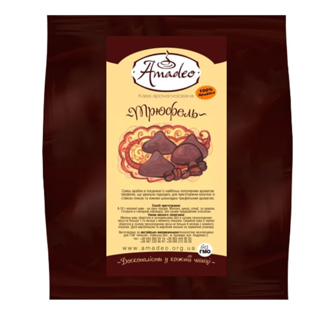 Кава Amadeo "Трюфель" в зернах 500 гр