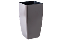 Вазон Квадро 22*22*41,5, капучіно