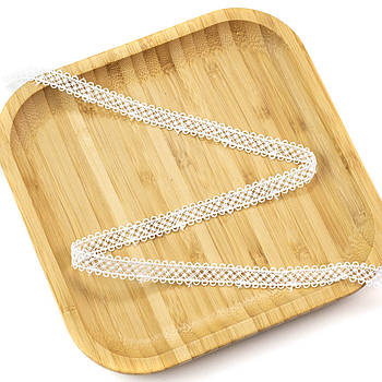 Біле мереживо 12мм відріз 1м MER101