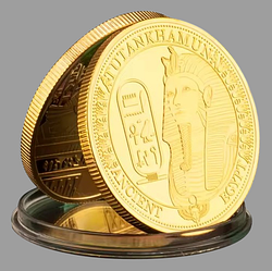 Сувенірна монета Єгипту Тутанхамон, голд