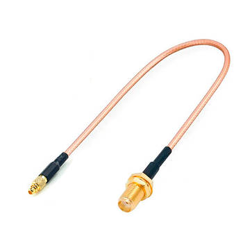 Кабель перехідник SMA - MMCX мама - тато, пігтейл подовжувач для антен 6см