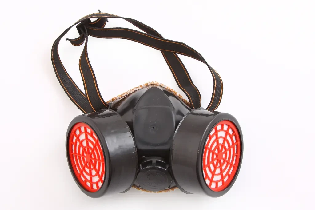 Маска респіратор на 2 клапани та 2 картриджі Intertool, фото 1