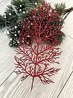 Гілочка для новорічного декору, додавання до новорічних композицій та прикрашання ялинок