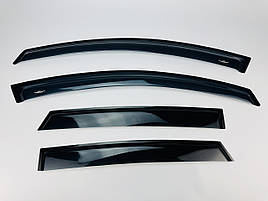 Дефлектори вікон (вітровики) Ford Focus 4/5D 1998-2004 4шт (HIC)