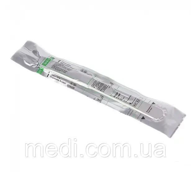 Скальпель Medicare (Медікер) одноразовий, розмір 12, 10 од., фото 1