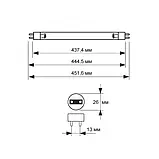 Лампа бактерицидна Philips (Філіпс) TUV 15W/G15 T8 G13, 1 од., фото 2