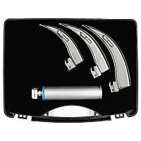 Набір ларингоскопів Макінтош (McIntosh) 3 клинка (№ 2, 3, 4) DHS-20-32