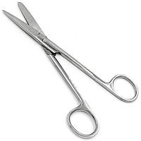 Ножиці операційні прямі 170 мм, з одним гострим кінцем PI-02-1144