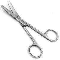 Ножиці операційні зігнуті тупокінцеві, 140 мм PI-02-1112