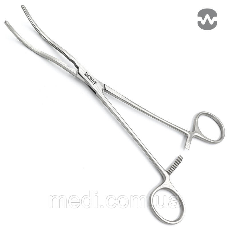 Затискач атравматичний Гловер (Glover), ложкоподібний, 220 мм DHS-12-204-22, фото 1