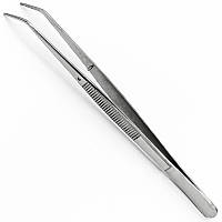 Пінцет стоматологічний зігнутий, 150 мм, кутовий PIC-476