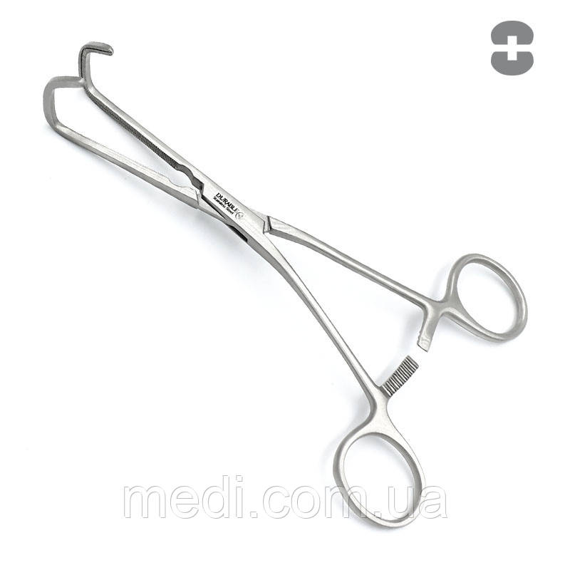 Затискач атравматичний Кулі (Cooley), 165 мм., бранші 72 мм. DHS-12-257-16, фото 1