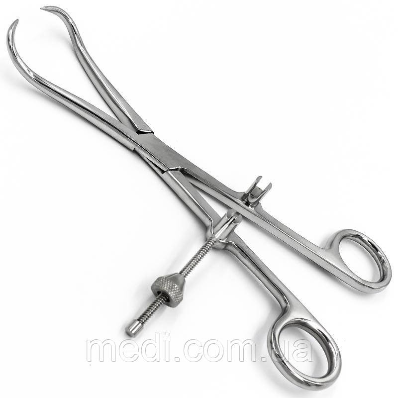 Кісткотримач Ольє прямий з гвинтовим фіксатором, 210 мм 16.PI.383.2, фото 1