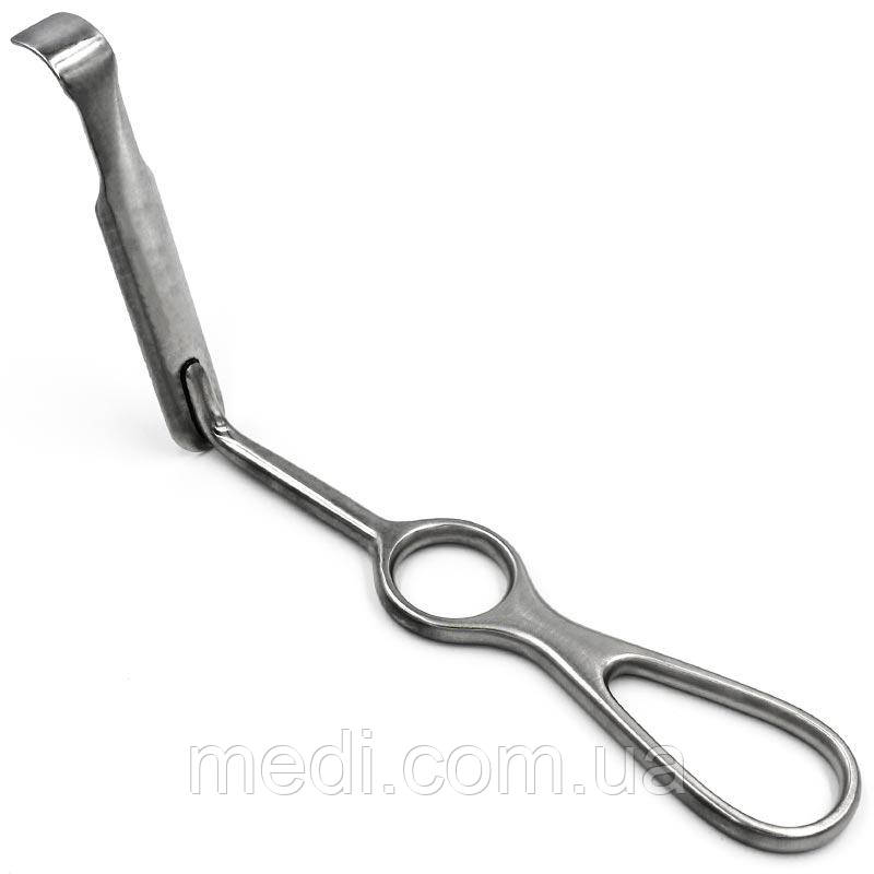 Ретрактор нижньої щелепи Мец (Metz), 90 мм х 14 мм, 180 мм 01-01135, фото 1