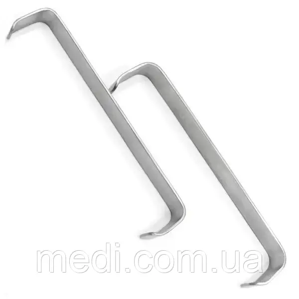 Гачок за Паркером-Фарабефом (Parker-Farabeuf) 150 мм, пластинчастий парний, DHS-06-416-15, фото 1