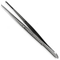 Пінцет хірургічний Вог (Waugh), анатомічна нарізка, 1/2 зуба, 150 мм PI-03-1147