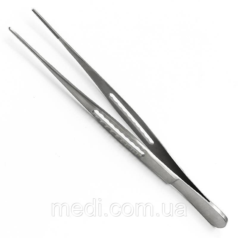 Пінцет за ДеБейкі з атравматичною нарізкою, 150 мм PI-03-1170, фото 1