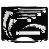 Набір ларингоскопів Макінтош + Міллер (McIntosh + Miller) 7 клинків DHS-27-70