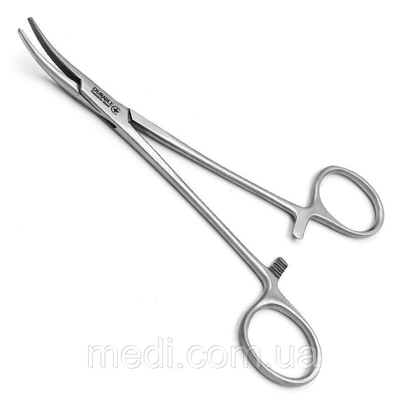 Затискач Халстед-Москіт зігнутий, 140 мм, дитячий, кровоспинний DHS-04-188-14, фото 1