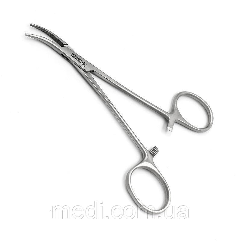 Затискач Халстед-Москіт горизонтально-зігнутий, 125 мм, для новонародженних DHS-04-204-12, фото 1