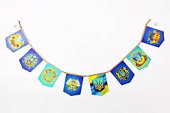 Сувенір на присосці Гірлянда Герби України
