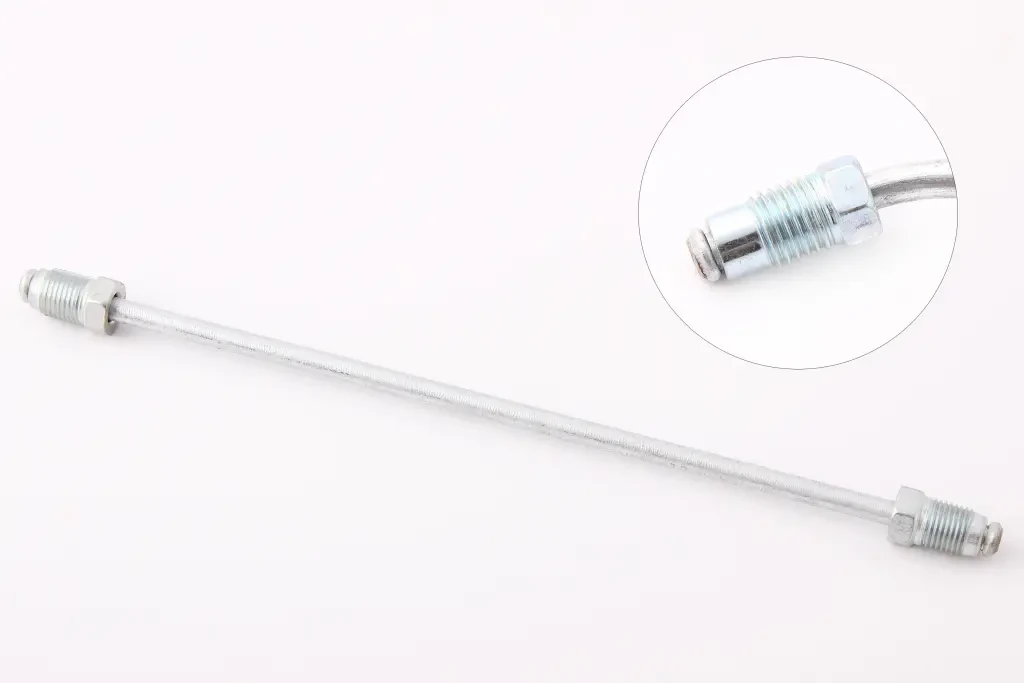 Трубка гальмівна d 5мм 200 мм штуцер 10*1.0 штуцер 10*1.0, фото 1