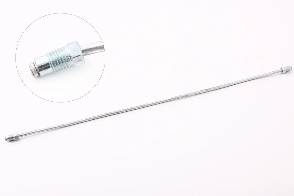 Трубка гальмівна d 5мм 500 мм штуцер 10*1.0 штуцер 10*1.0, фото 1