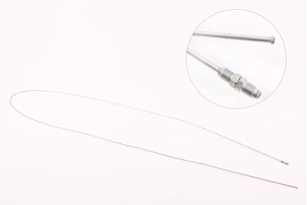 Трубка гальмівна d 5мм 4000 мм штуцер 10*1.0 штуцер 10*1.0, фото 1