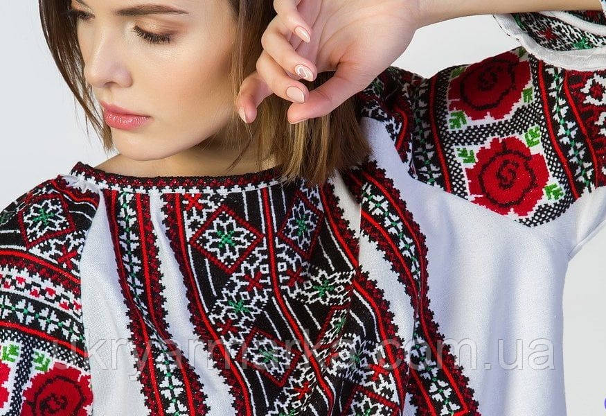 Борщівська вишиванка ручної роботи "Буковинська"
