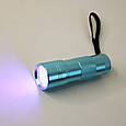 UV/LED-ліхтарик для сушіння нігтів 12 Вт, Бірюзовий, фото 2