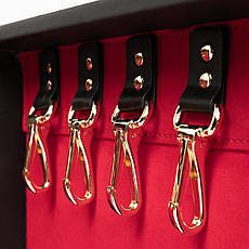 Набір для BDSM Bedroom Fantasies: Bondage Suitcase 13 Pcs — Cow Leather, фото 5