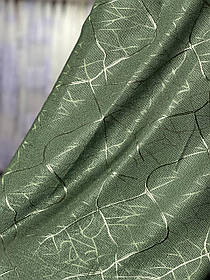 Штора Льон, зелений