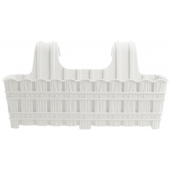 Горшок на перила 50 см VIOLET HOUSE 1061 BAMBOO WHITE