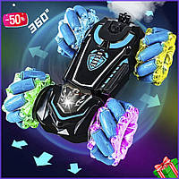 Трюкова дитяча машинка-перевертень Stund 868A-1, радіокерований всюдихід 360° з підсвіткою та паром та музикою