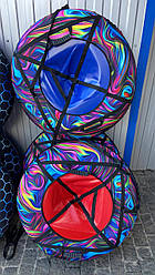 Тюбінг 100 см із камерою ватрушка надувні санки