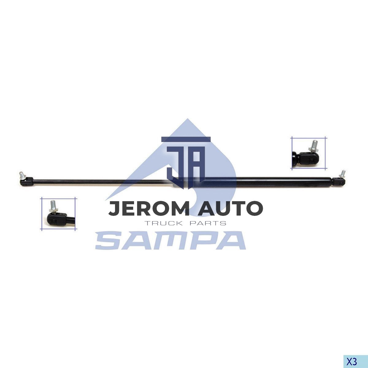 Газова пружина капота / SAMPA / 020.225-01